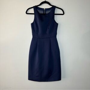 Forever new fitted sleeveless Navy blue semi formal mini dress sz 0 homecoming